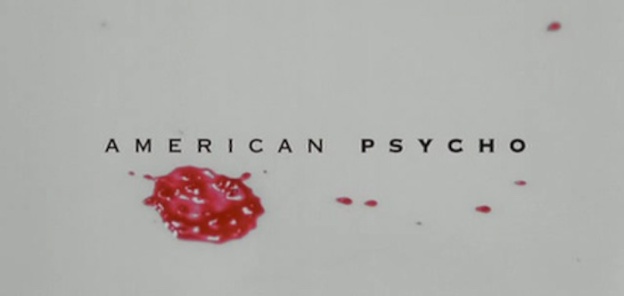 American Psycho title screen